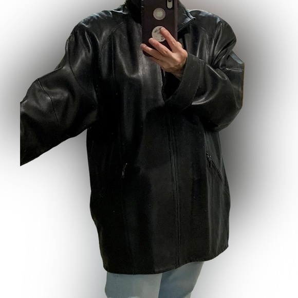 VALERIE STEVENS LAMB LEATHER JACKET - Picture 2 of 16